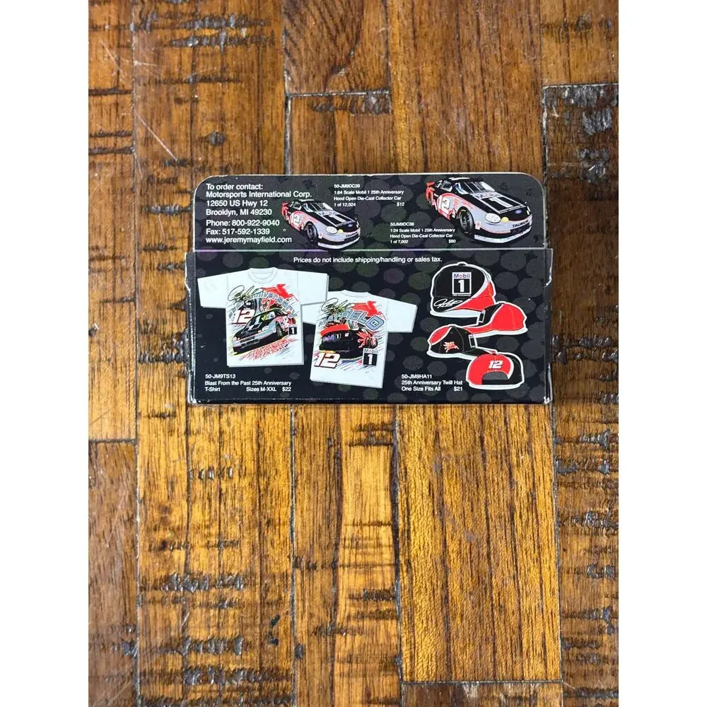 Jeremy Mayfield #12 Nascar Diecast 1:64 25th Anniversary Mobil Team Caliber GA41